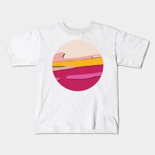 Original abstract modern minimalist design art Kids T-Shirt